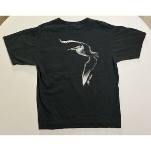 VTG 90s Pelican AOP Ocean Nature Faded Pocket T-Shirt Mens L Kitty Hawk NC